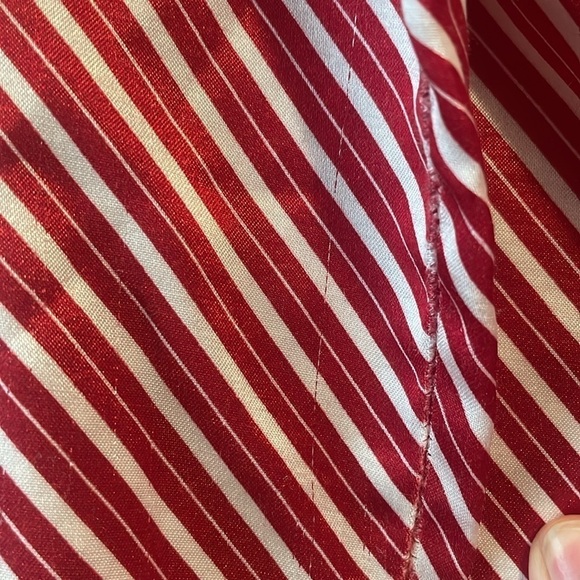 Old navy candy cane striped satin pj pants Large - Picture 6 of 9